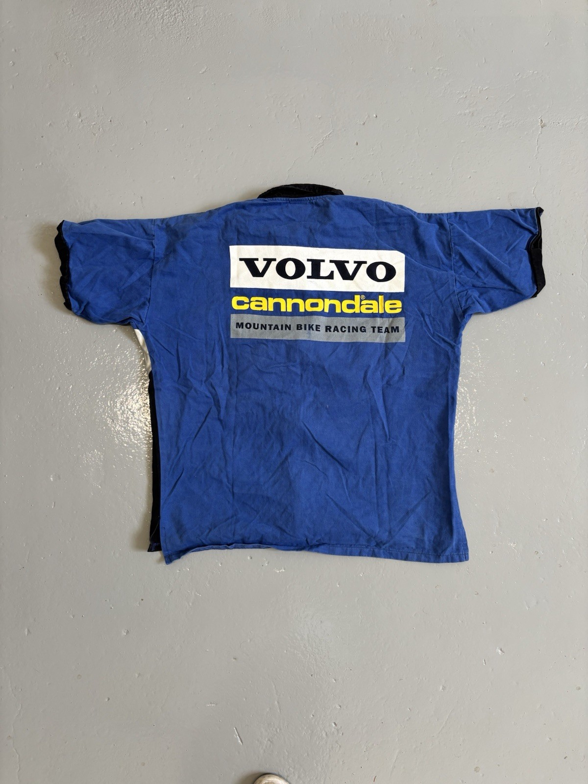 Vintage 90s Volvo Cannondale Mountain Bike Racing Teams Zip up Shirt Men’s Large gallery