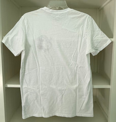 AllSaints Maneater Men’s Small White T-Shirt Short Sleeve Organic Cotton Street