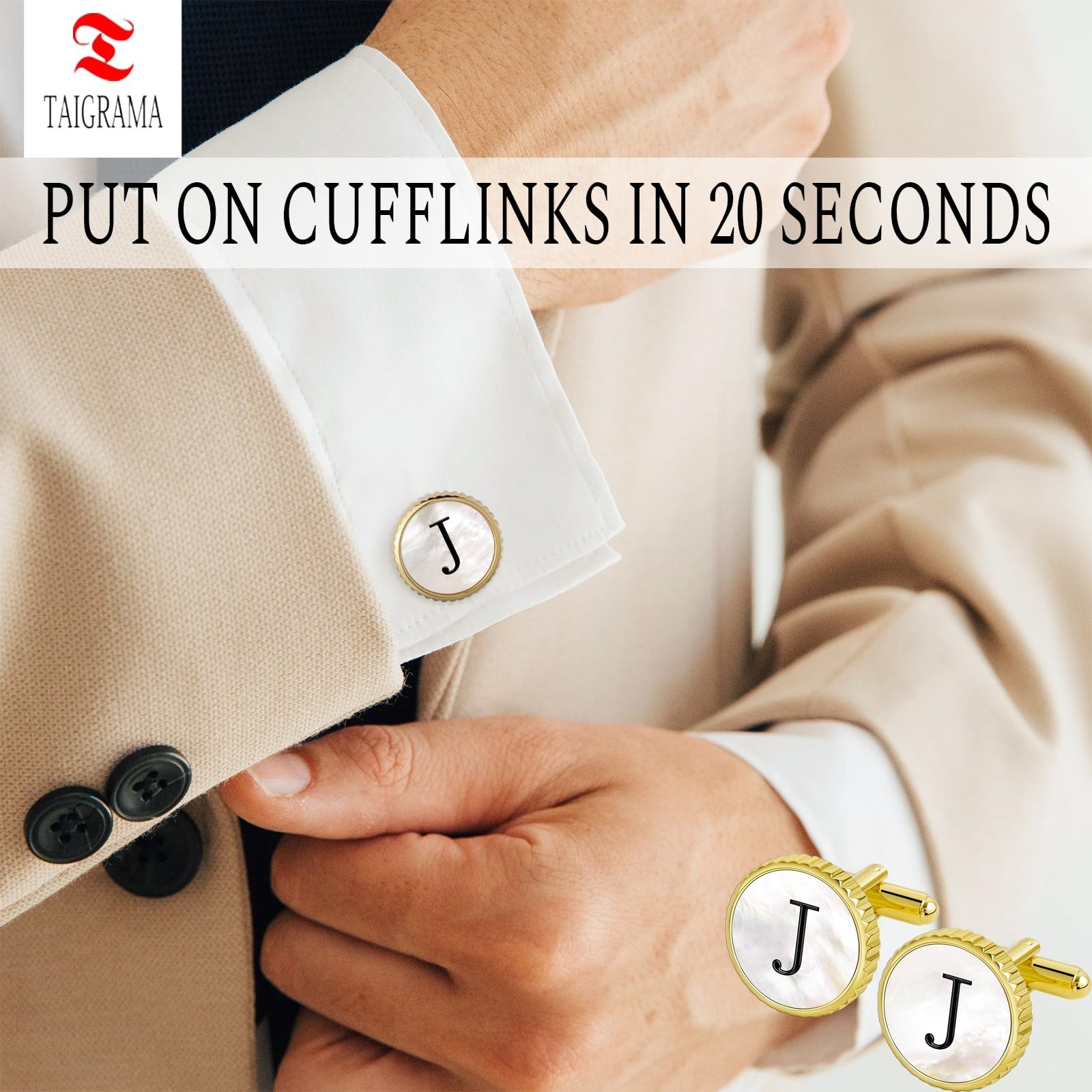 Tuxedo Studs and Cufflinks Set, Gold Cuff Links Mens and Tuxedo Shirt Buttons... gallery