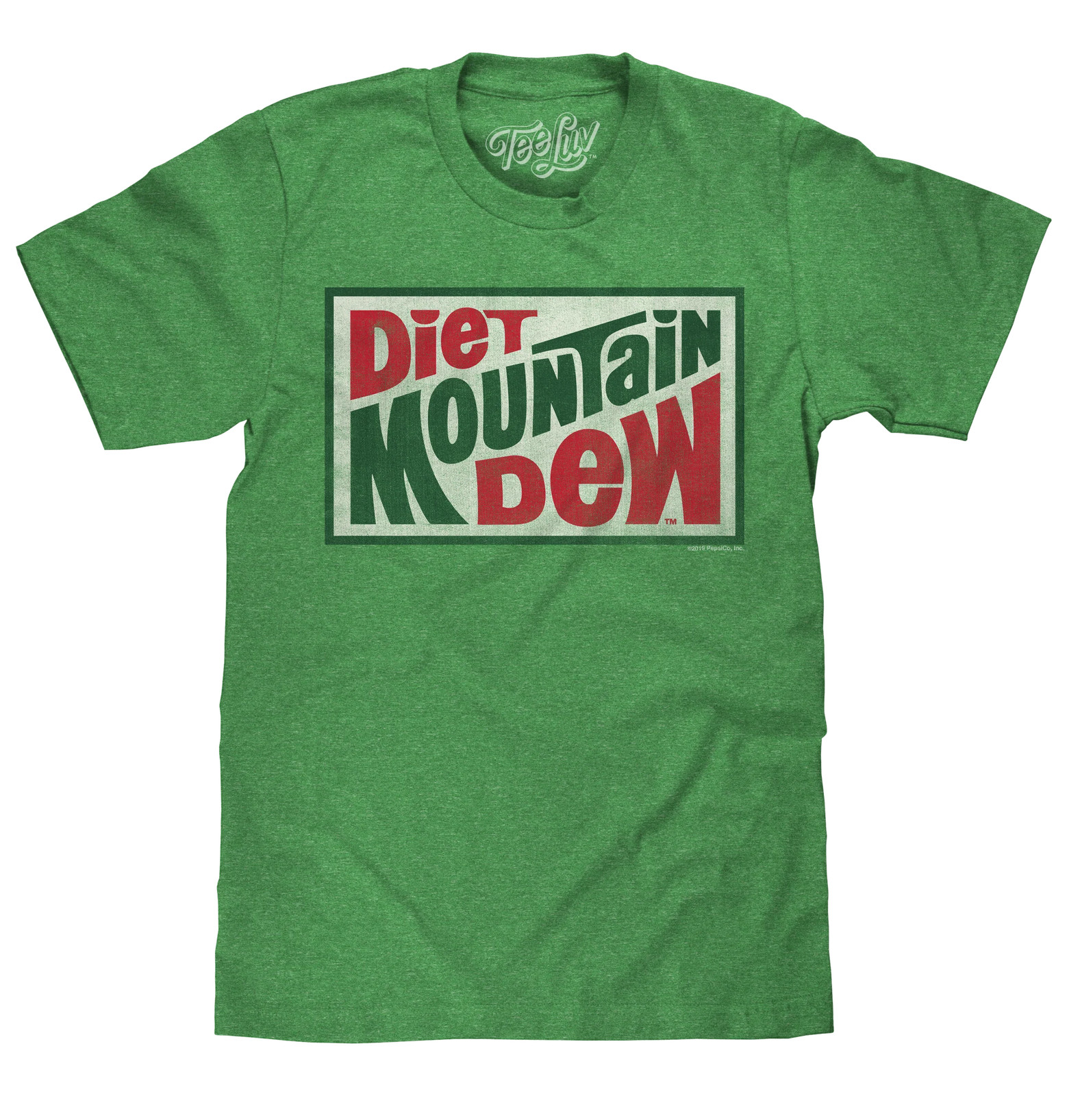 Diet Mountain Dew Mens T Shirt Kelly Green