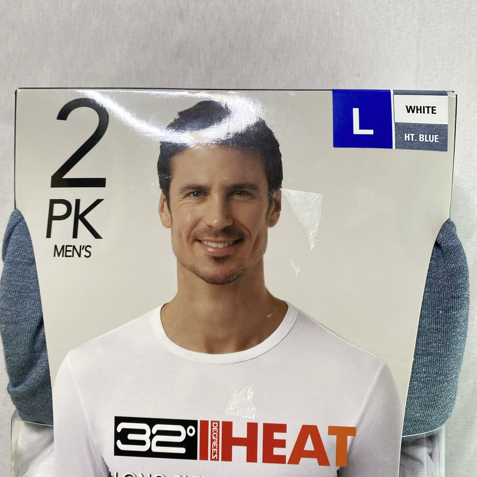 32 Degree Black Long Sleeve Heat Tee Shirt Adult Size Large, Crew Neck, Stretch gallery