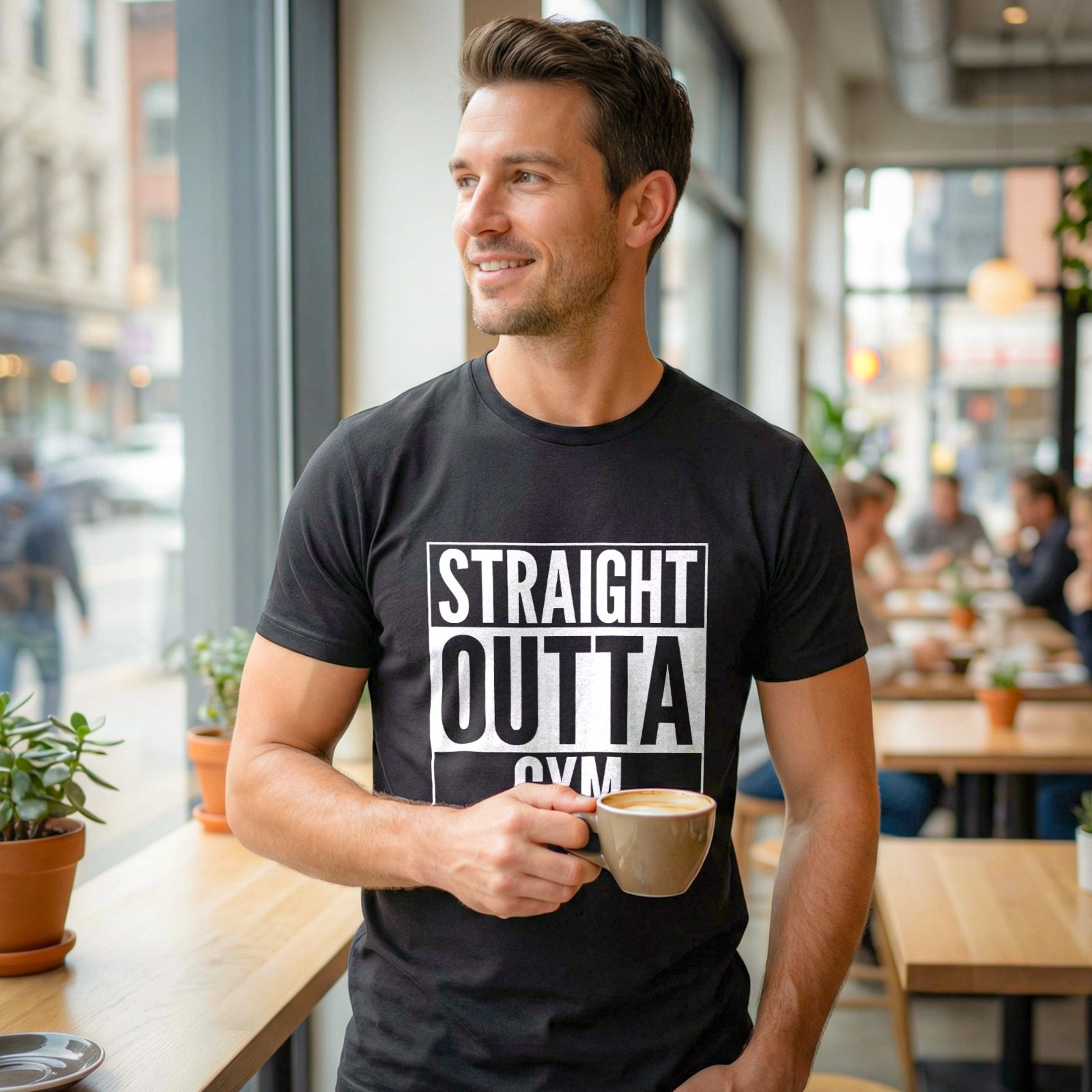 Straight Outta Funny T-shirt – Custom Printed Text | Musical Movie Inspired Tee gallery