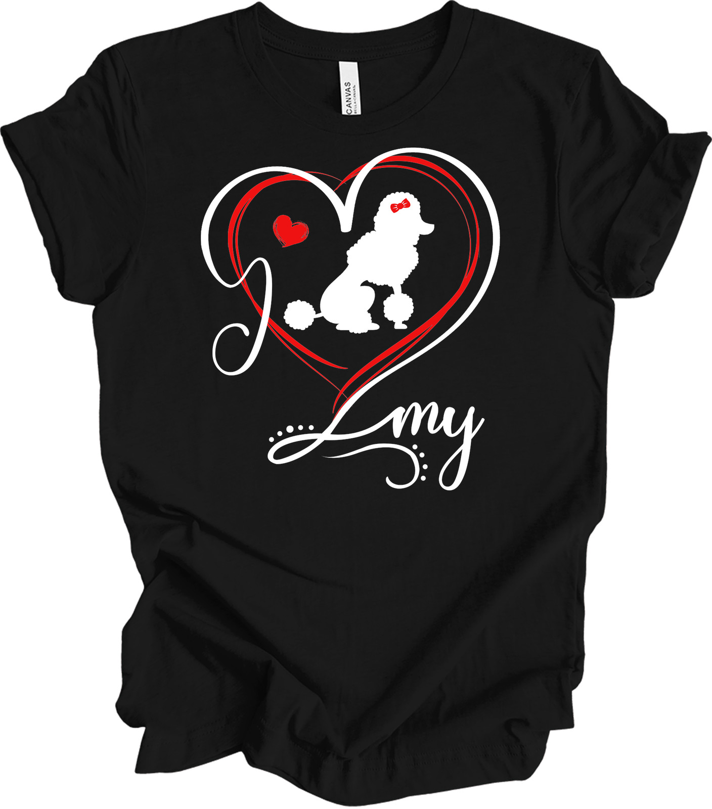 I Love My Poodle T-Shirt - Cute Dog Lover Gift gallery