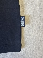 EDDIE BAUER Men’s Black Medium Soft Lightweight Long Sleeve Crewneck T-Shirt