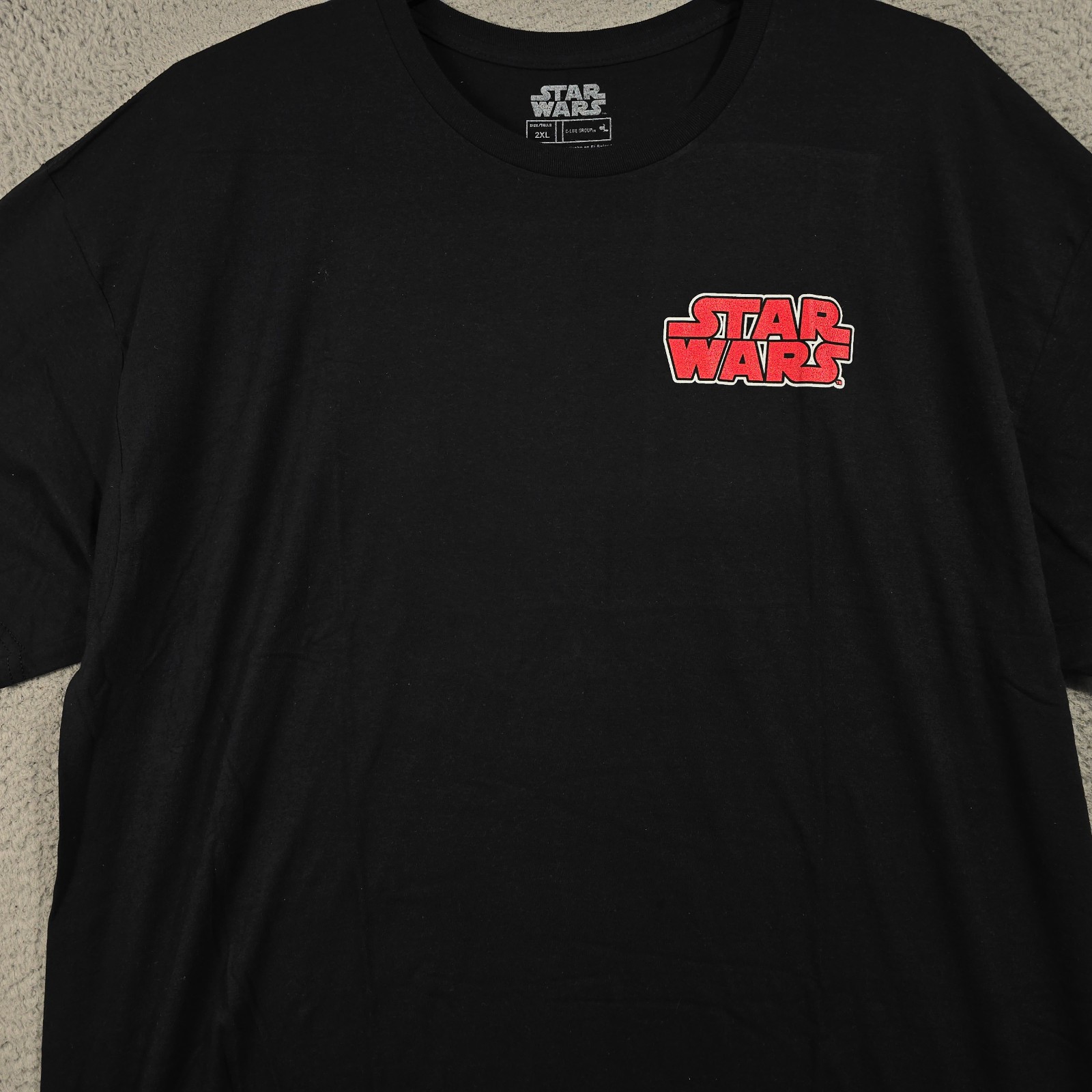 Star Wars Comic Book Shirt Mens 2XL XXL Black Chewbacca Luke C3P0 R2D2 NWT gallery