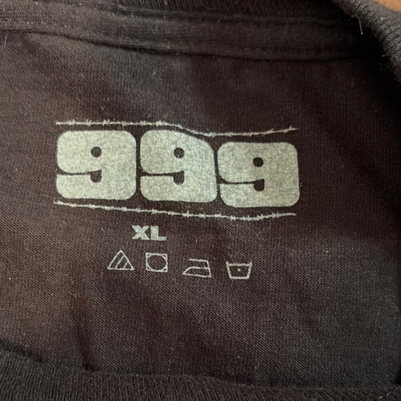 999 Legends Never Die 999 Forever Graphic Black Crew Neck T-Shirt Men's XL gallery