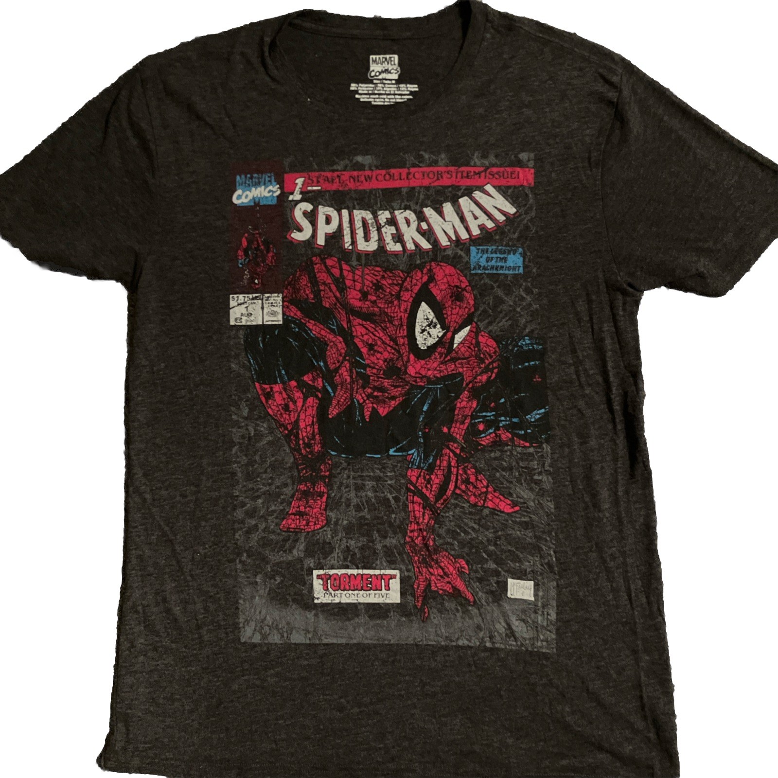 Marvel Spider-Man Shirt Comic “Torment” Size M Collector’s Item Issue Tee LN gallery