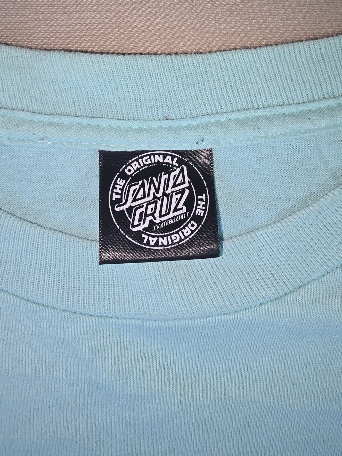 Santa Cruz Shirt Adult Large (No Tag) Blue Skateboard Streetwear Skate Mens gallery