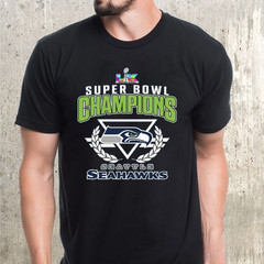 Seattle Seahawks 2026 Super Bowl LX Champions NFL Black T Shirt