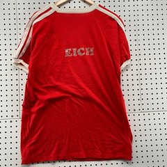 VTG 70s Bantam Shirt Red Single Stitch Coach’s Whistle Fit Large 21.5×29 EICH