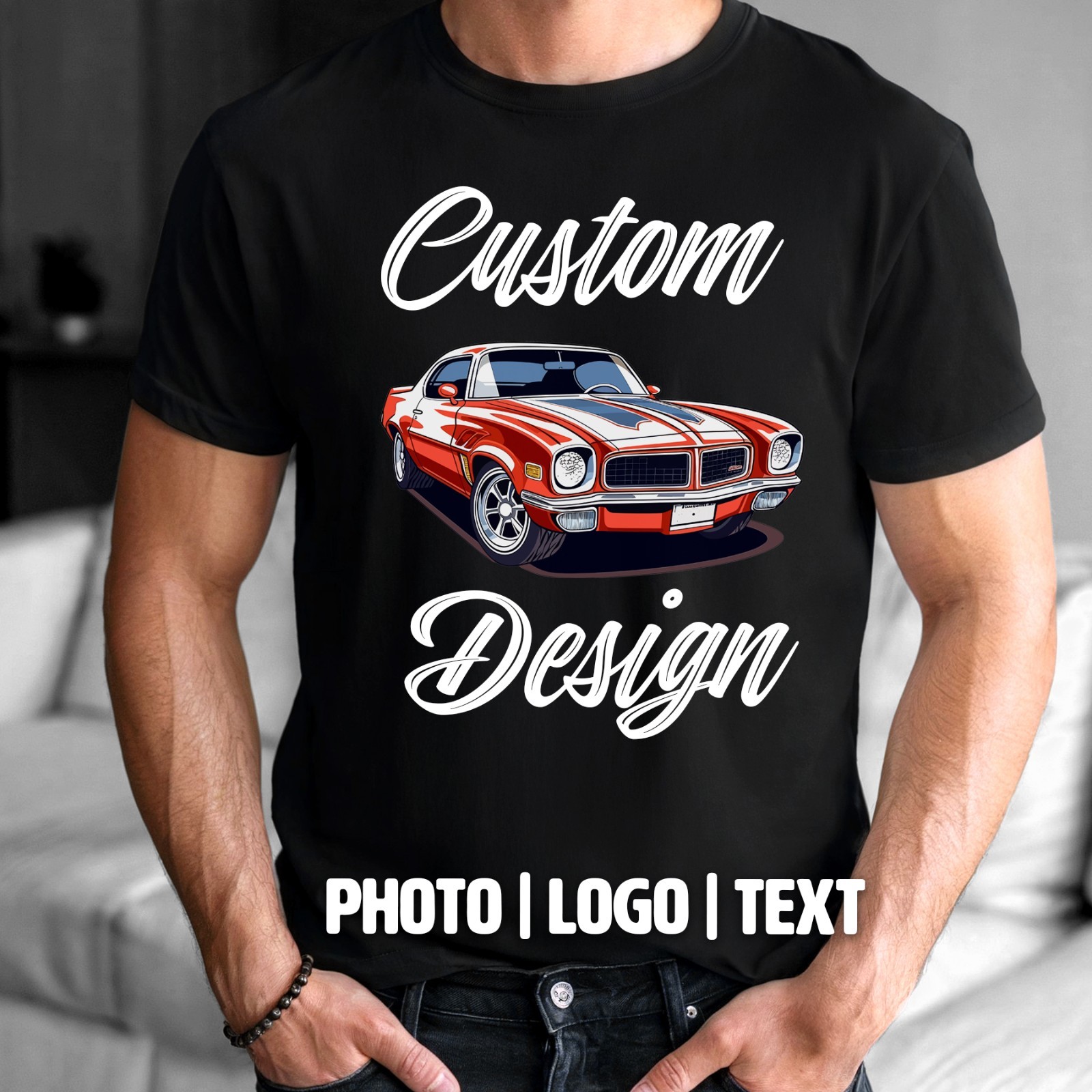 Custom Personalized T Shirt Print Your Logo Photo Text Custom Made Shirt Tee gallery