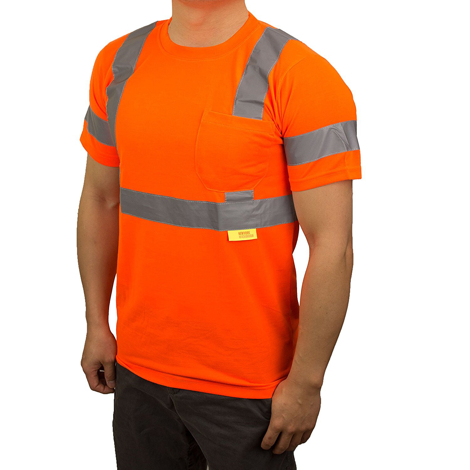 Class 3 Reflective Safety Yellow/ Orange Short Sleeve T-Shirt HIGH VIZ-S9081/2 gallery