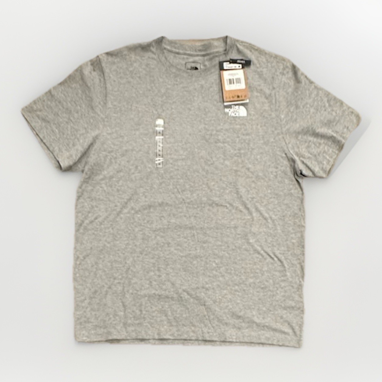 The North Face Men’s Core Box NSE Short-Sleeve T-Shirt, Pale Gray Heather, XL