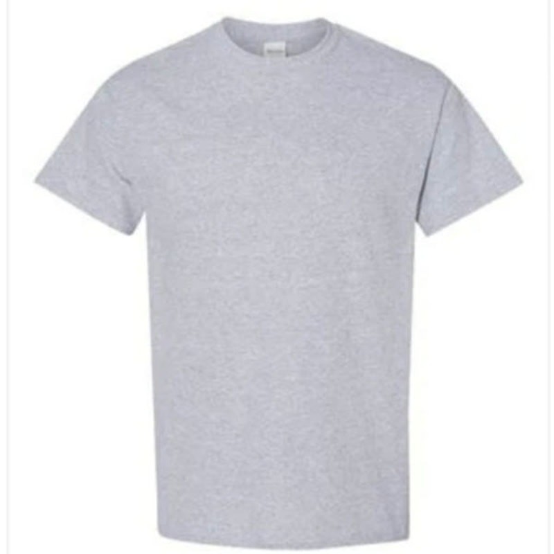 Gildan G500 Adult 5000 Heavy Cotton T-Shirt Unisex Sz M Sport Grey (3 PK) New gallery