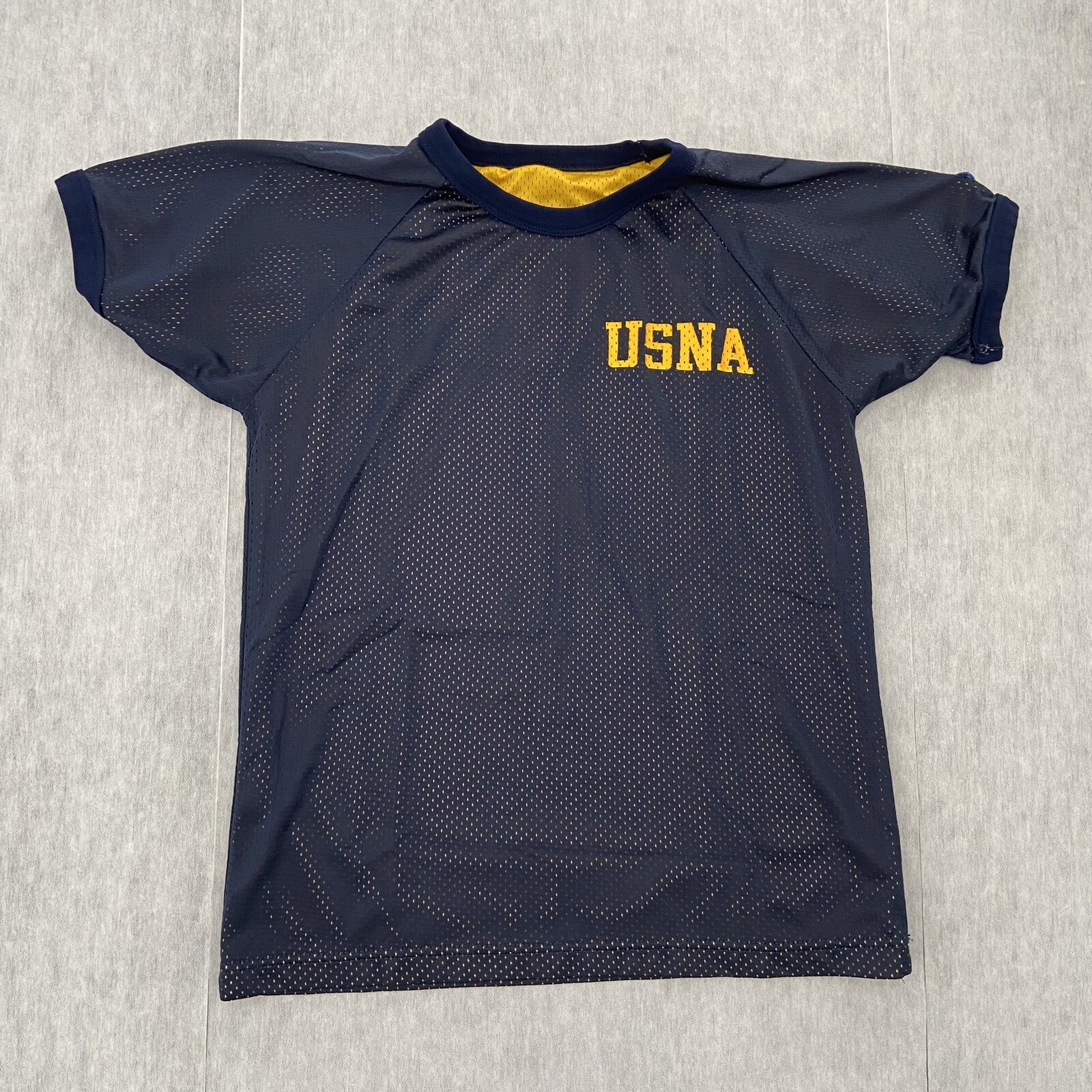 VINTAGE USNA Jersey Adult Medium Champion Naval Academy Reversible Mesh Shirt M gallery