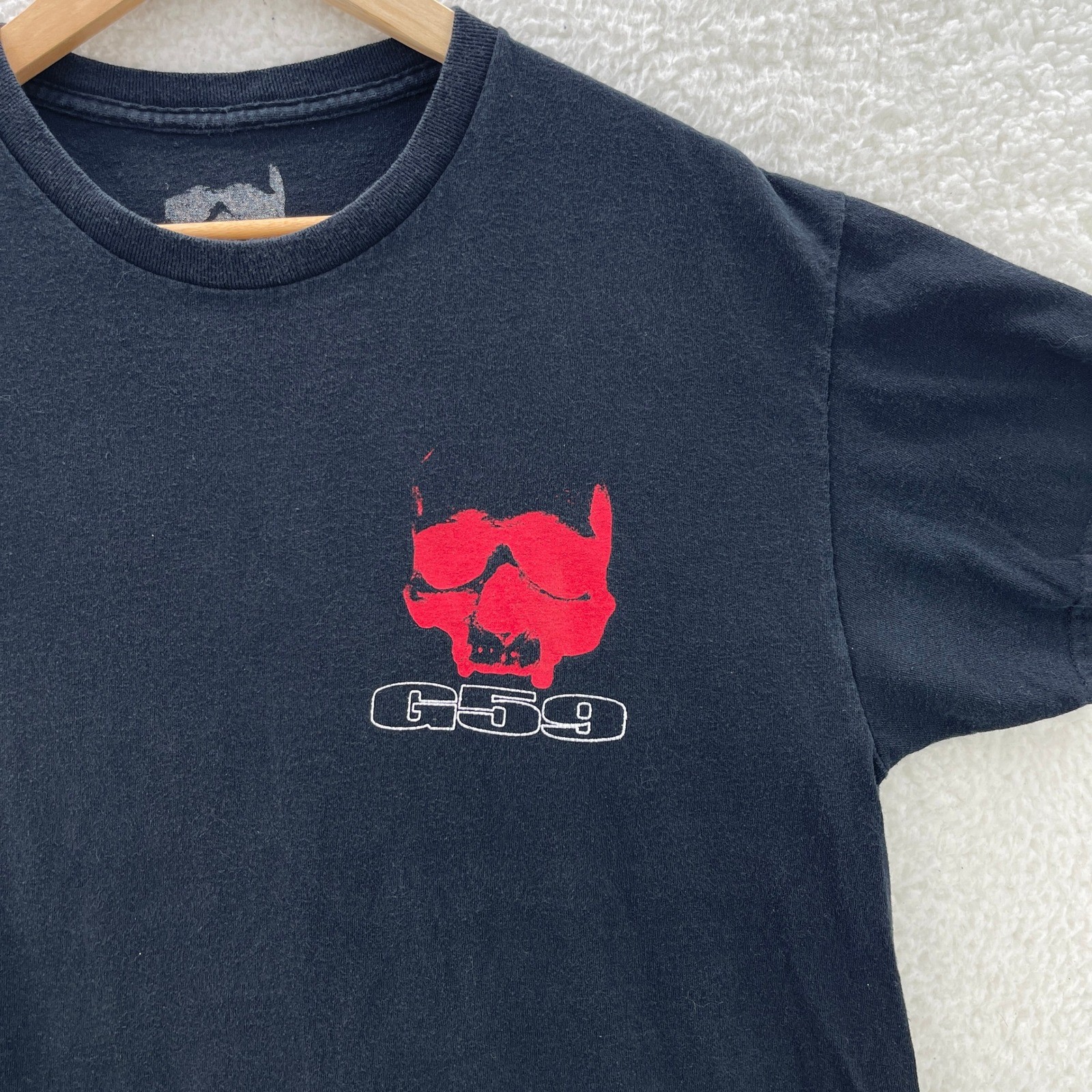 G59 Shirt Mens Large Black Red Suicideboys Skull Hip Hop Rap Music Goth Street gallery