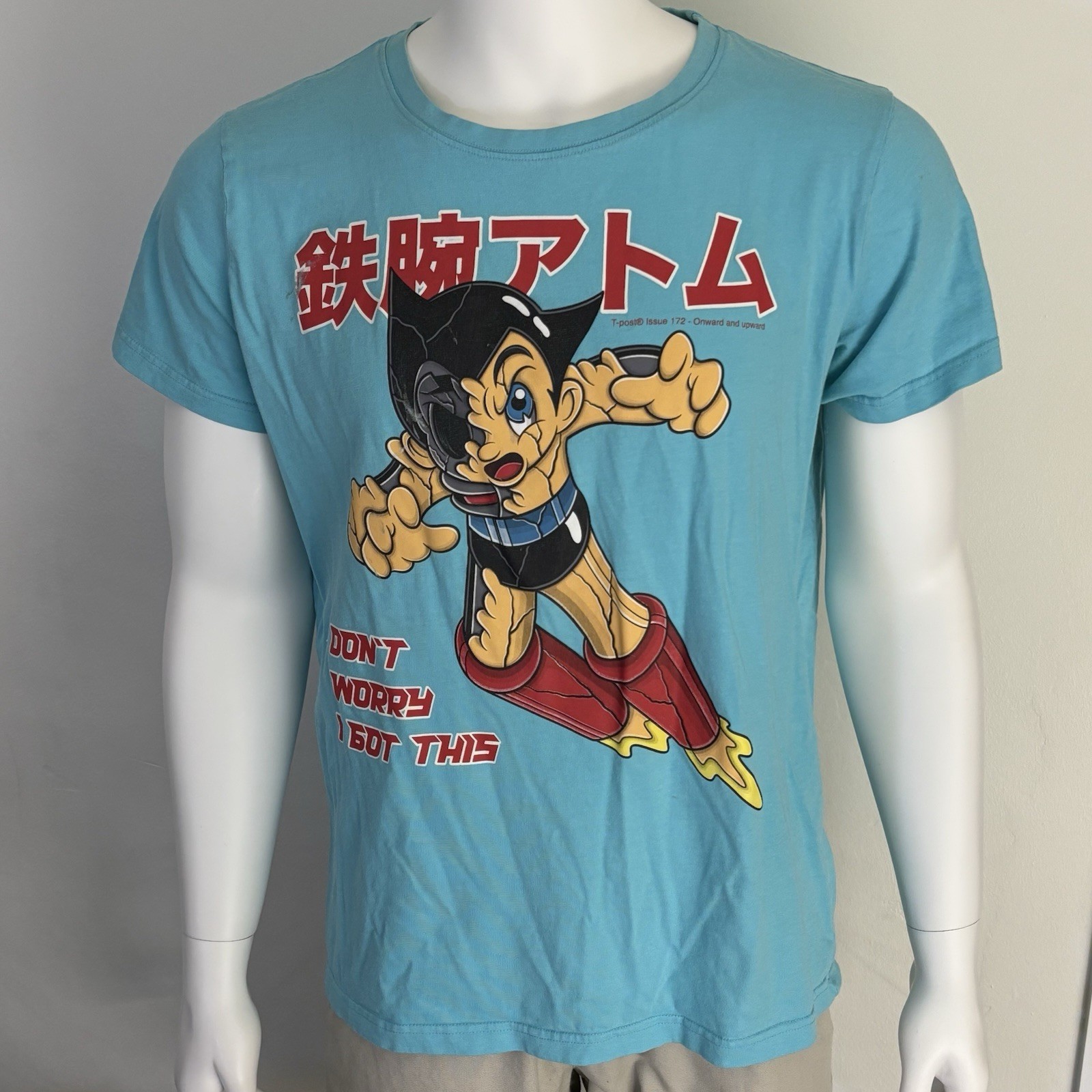 Astro Boy x T-Post Issue 172 Large Graphic T Shirt Sz XL Onward and Upward Japan gallery