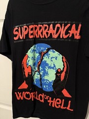 Superrradical World Of Hell Tee Size M Stray Rats