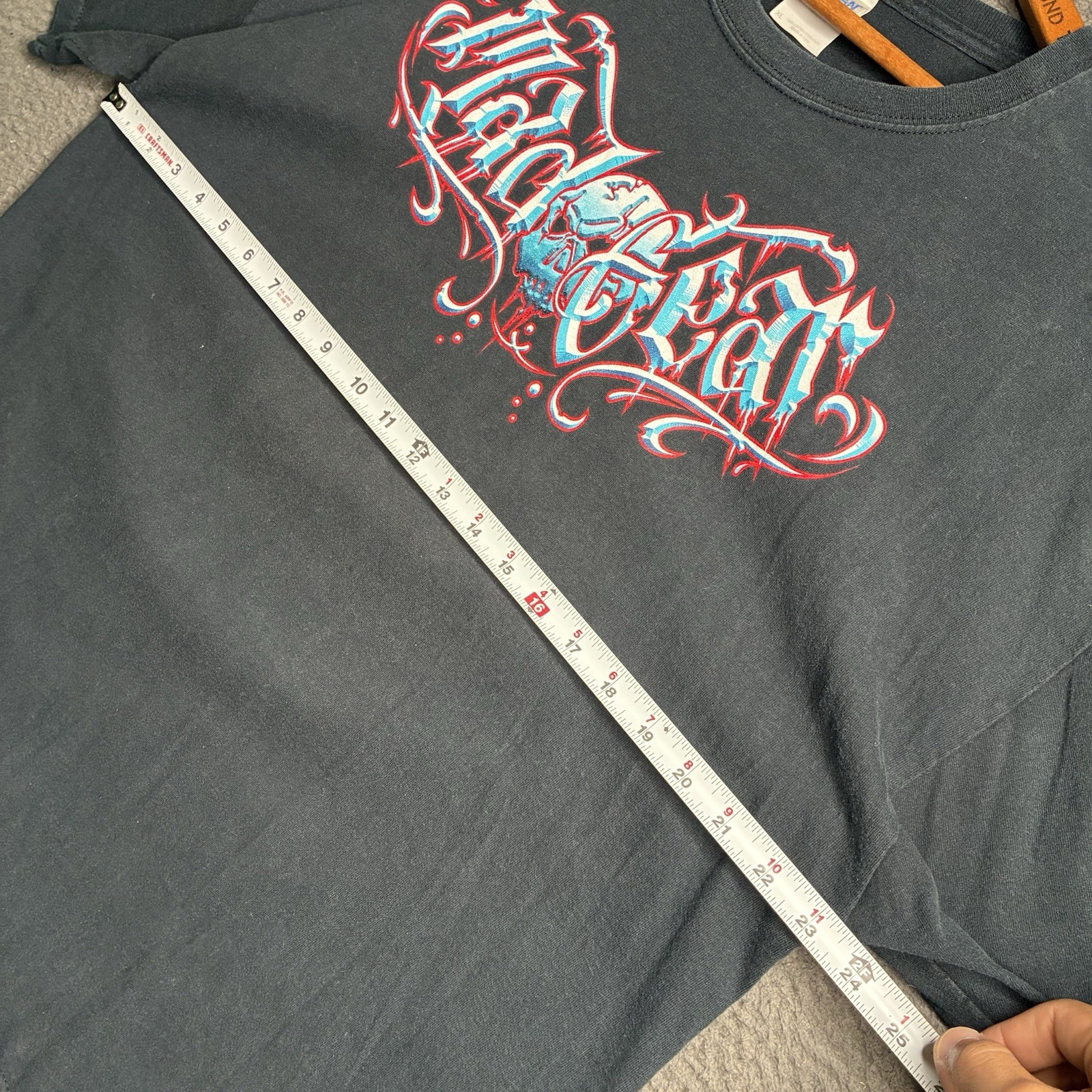 Vintage Y2K Cyber Skater Grunge Goth Emo Punk T-Shirt Mens XL MMA Tattoo gallery