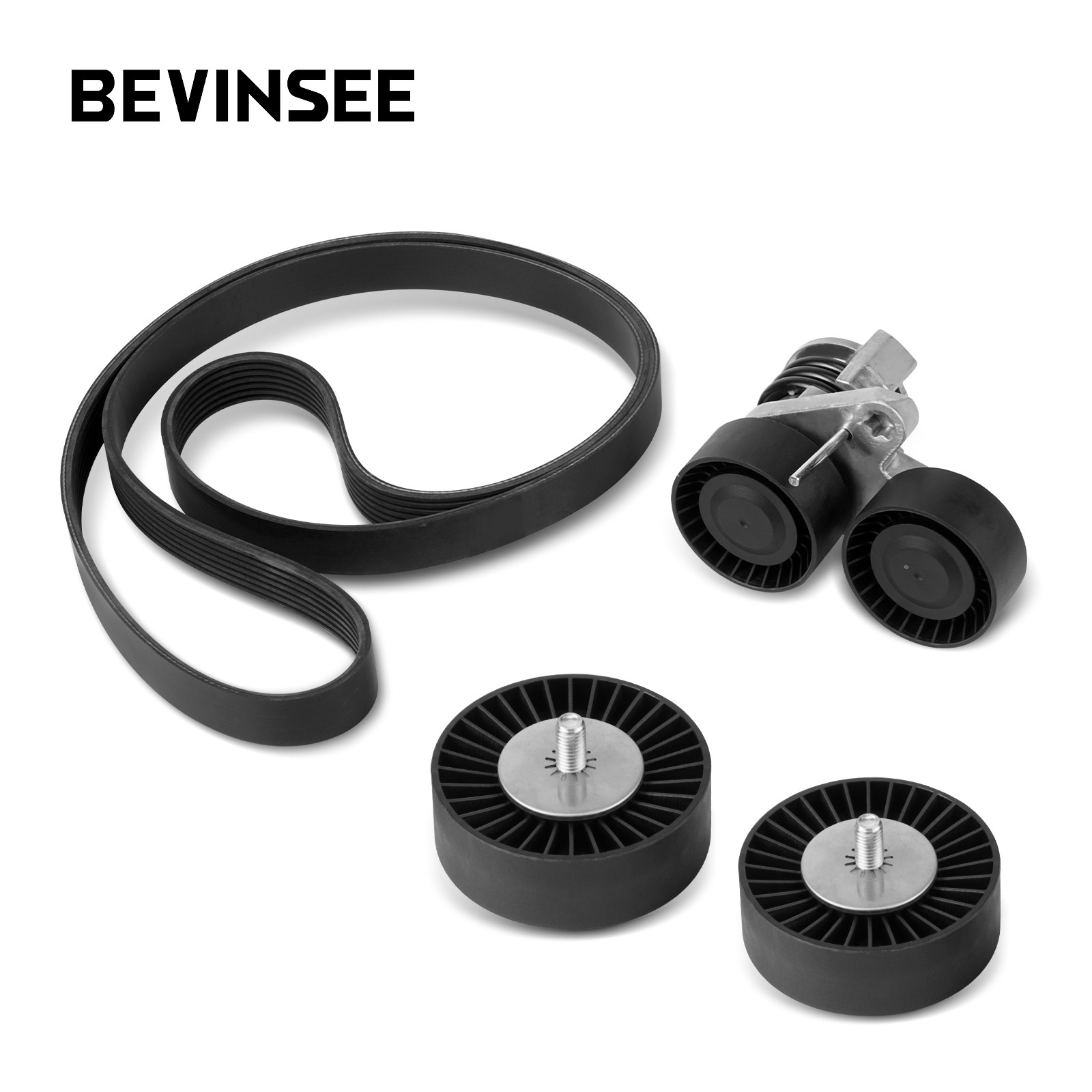 Drive Belt Pulley Tensioner Kit with Bolt For BMW N54 E9X E8X 335i 135i 1M