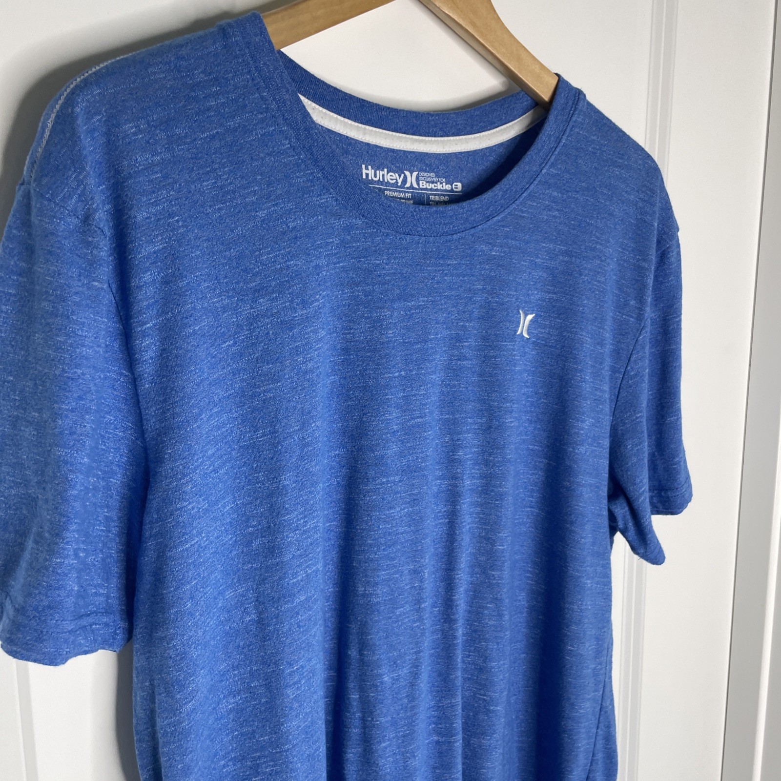 HURLEY Mens Tee| Ice Blue | Buckle Large gallery