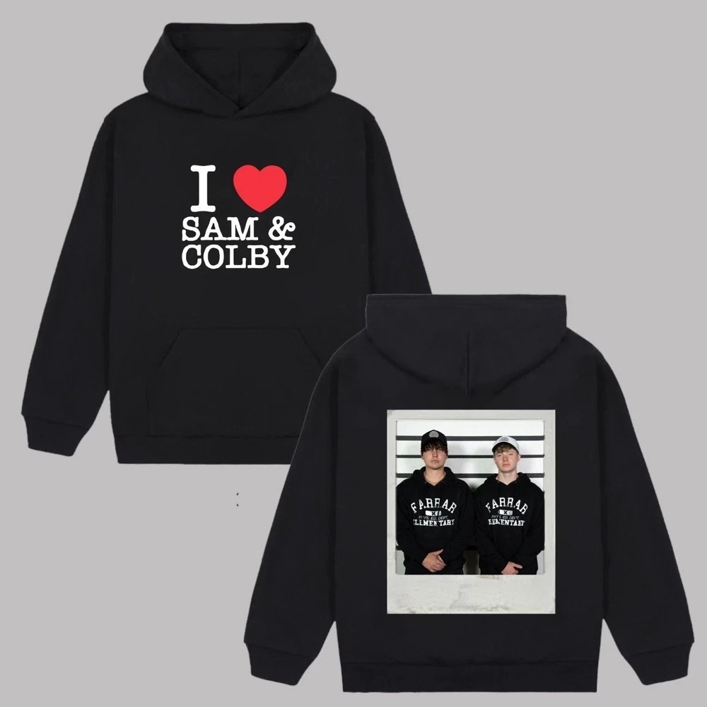 SALE! I Heart Sam And Colby Autograph Merch Hoodie