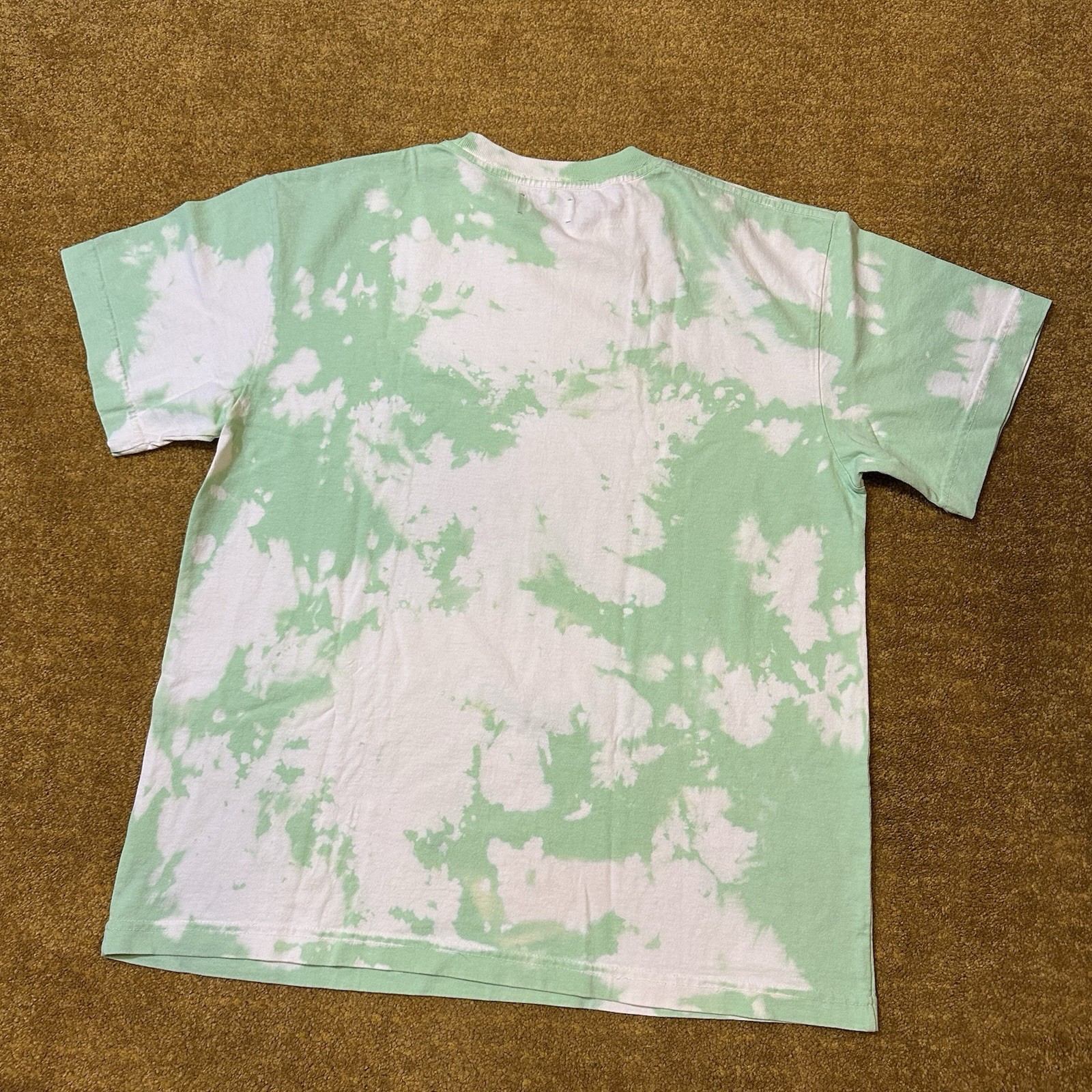 Medium Machus Private Label Tie Die Premium T Shirt Key Lime Green White PDX gallery