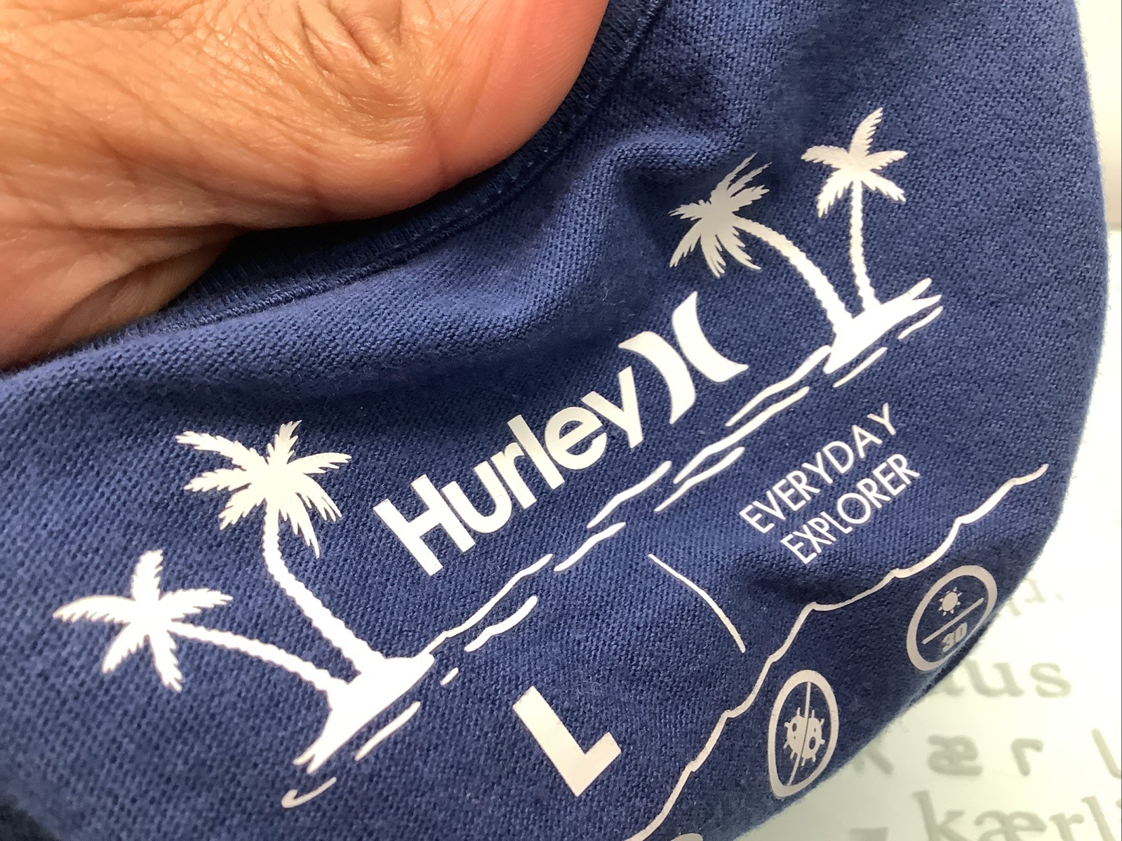 Hurley Everyday Explorer Shirt Crew Neck Long Sleeve UPF 30, Mens SZ Large. gallery