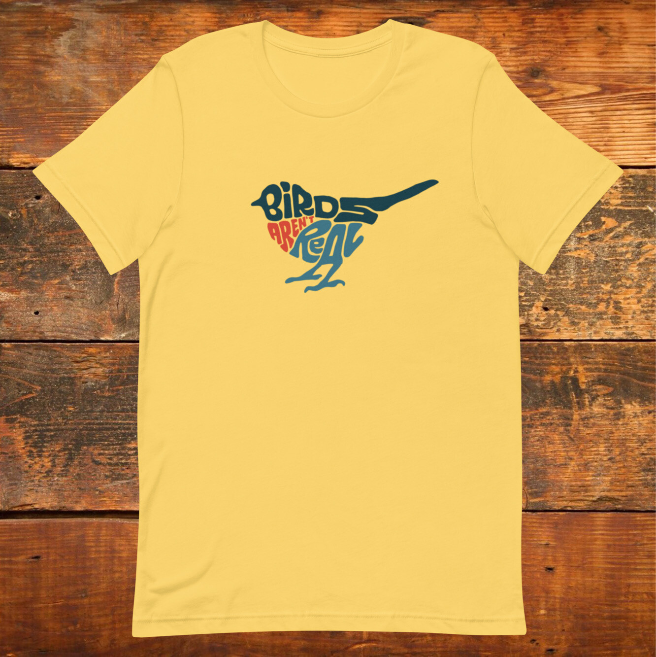 BIRDS AREN'T REAL CONSPIRACY THEORY MOVEMENT *ADULT UNISEX T-SHIRT* ART NATURE gallery