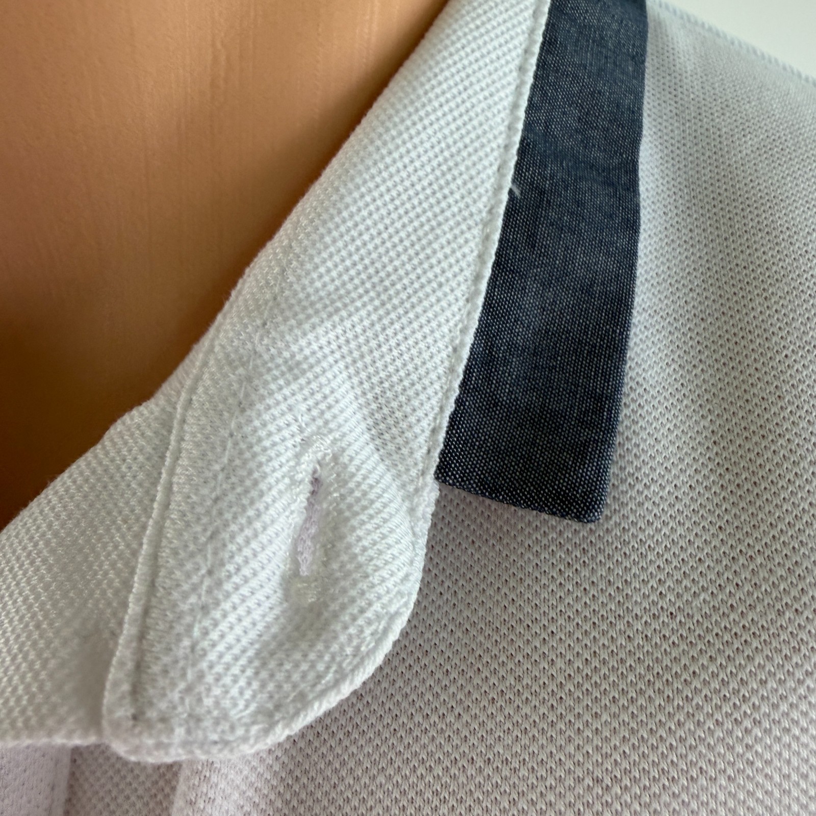 White by Nature Men 100% Cotton Short Sleeve High Neck T-Shirt White Size M NWT gallery