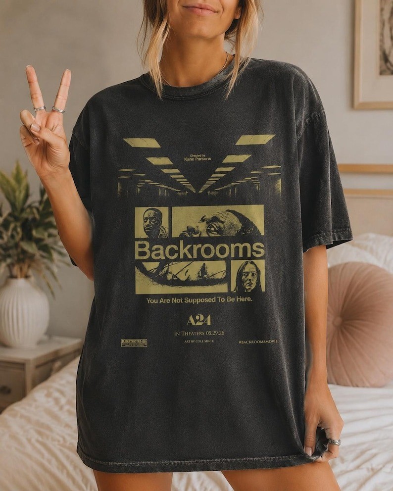 Backrooms Movie Shirt Horror Movie Shirt gallery