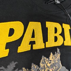 NWT Reason Men’s Embroidered Pablo Escobar T-Shirt Size Large Don Pablo Black
