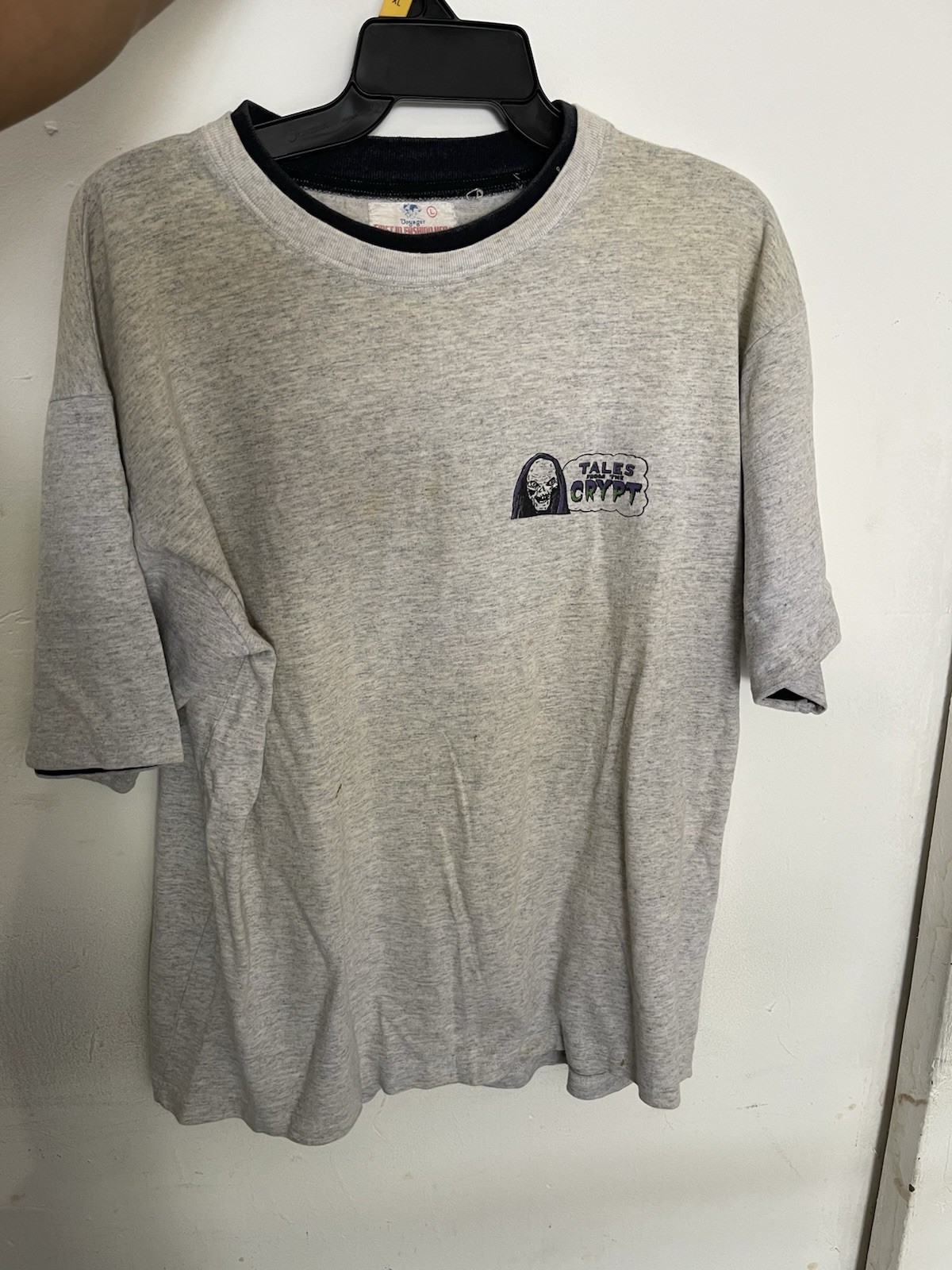 Voyager Tales From the Crypt Graphic Print Gray Crew Neck T-Shirt Men’s L
