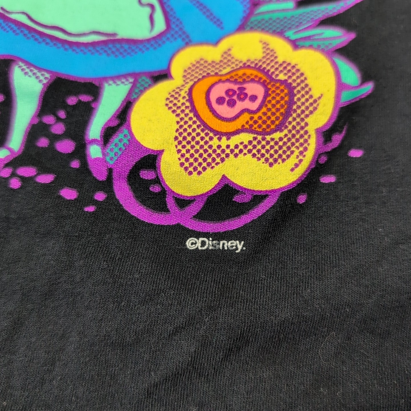 Disney Alice In Wonderland Caterpillar Mushroom Adult Sz Large 100% Cotton GUC gallery