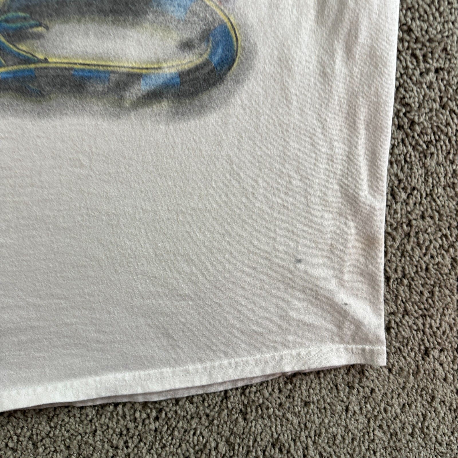 Hard Rock Cafe Caymen Islands Shirt Mens Large White Blue Iguana Short Sleeve gallery