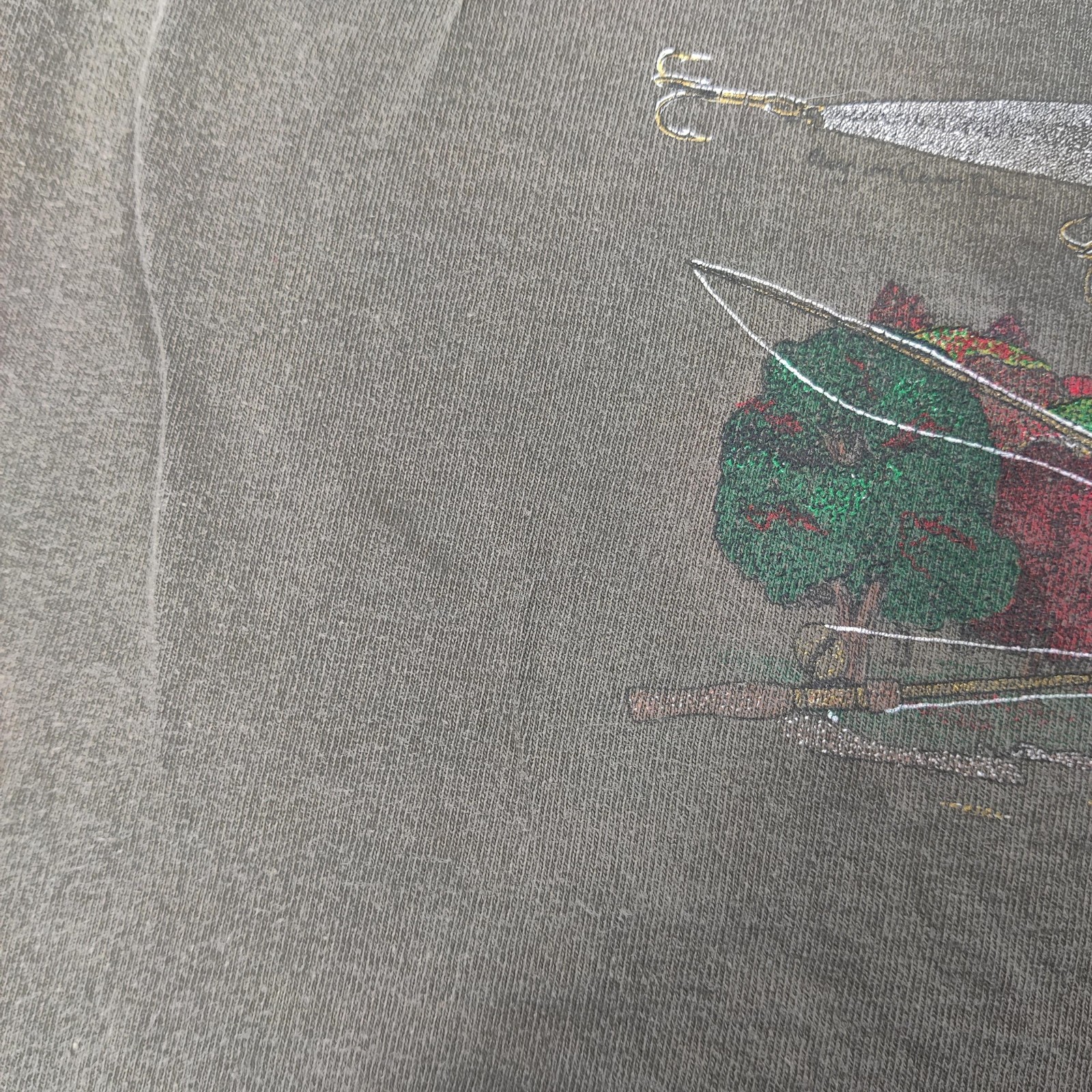 Vtg Galt Sand T-Shirt Men Medium Green Catch And Release Fish Graphic USA 90s gallery