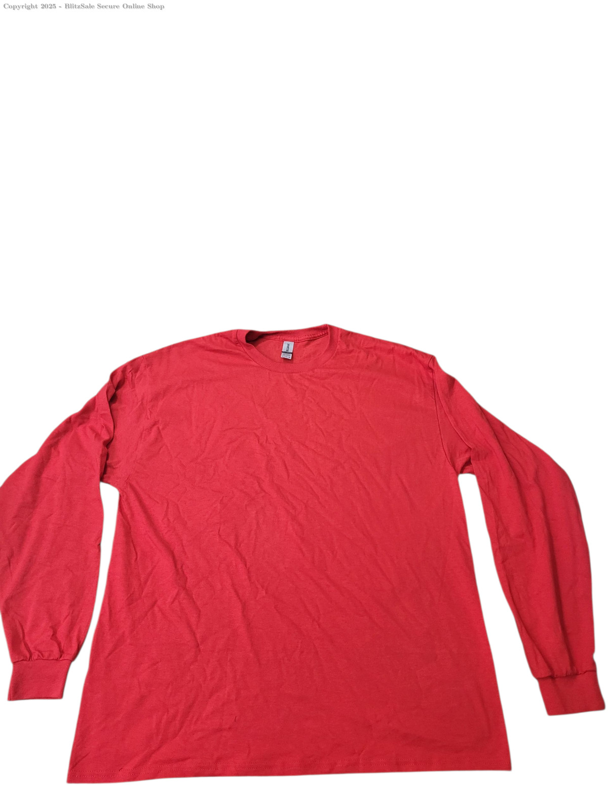 Gildan - 100% Cotton Long Sleeve T-Shirt. 5400 - Red G540 XL gallery