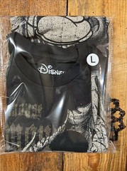 LG Disney Mickey Mouse Full Print Graphic Tee Shirt Black All Over Front Print