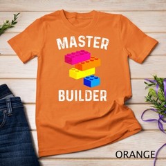 Master Builder – Building Blocks Bricks – Toys Lover T-Shirt Unisex T-shirt
