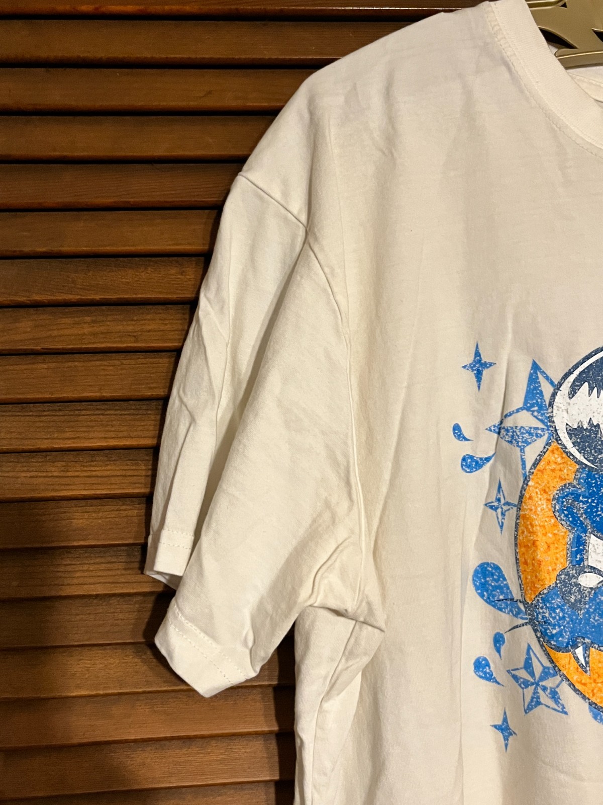 AS COLOUR Graphic T Shirt Mens Large White Die Free Print Short Sleeve 22x29 gallery