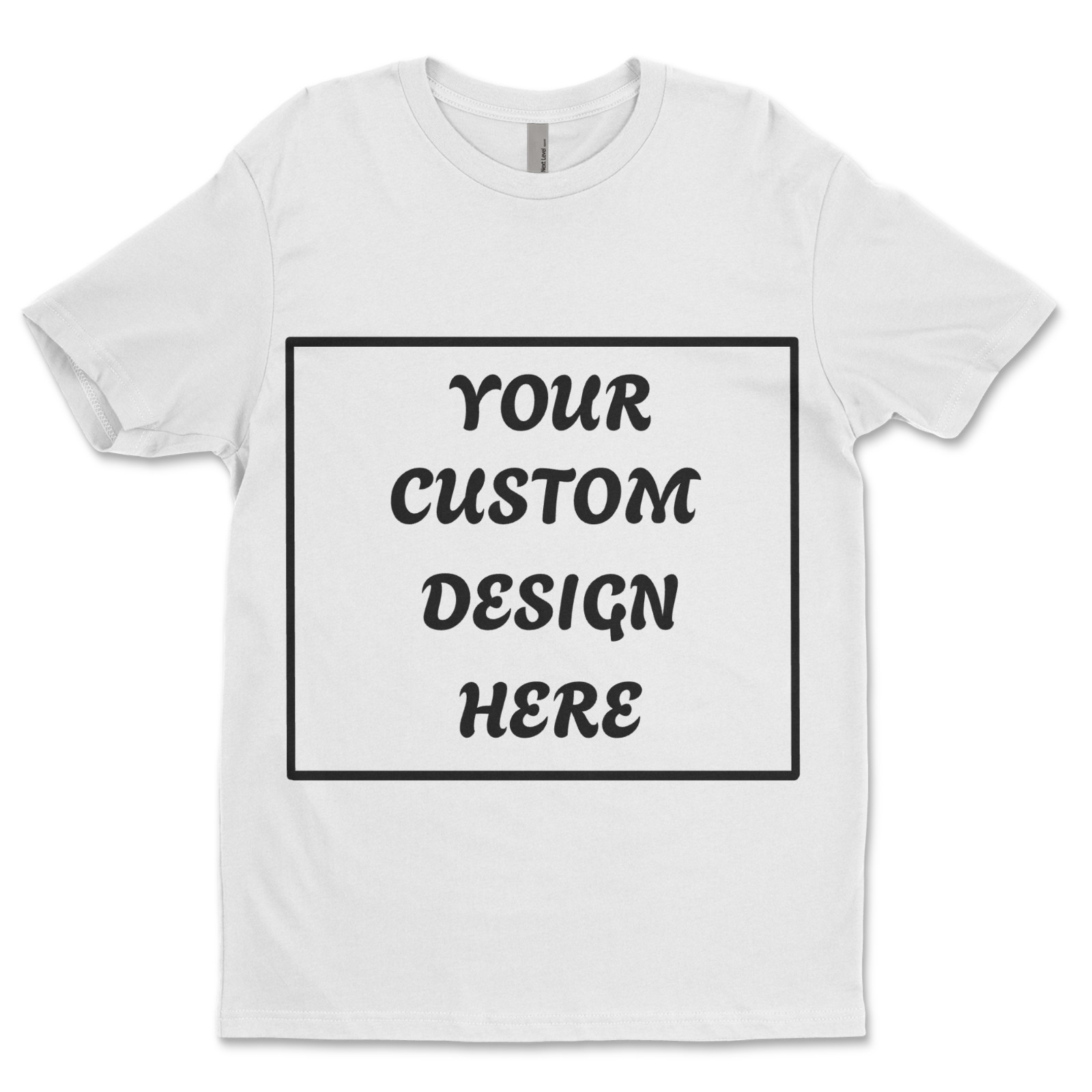 Personalized Custom T-ShirtCustomized w/Photo, Text, Logo DTF on nextlevel shirt gallery
