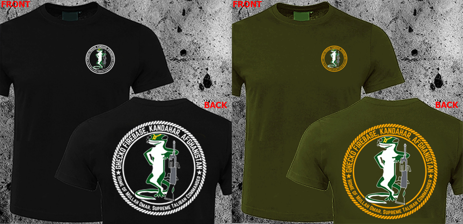 FOB Gecko JSOC CIA Anti Terrorism Task Force Team T-SHIRT HQ