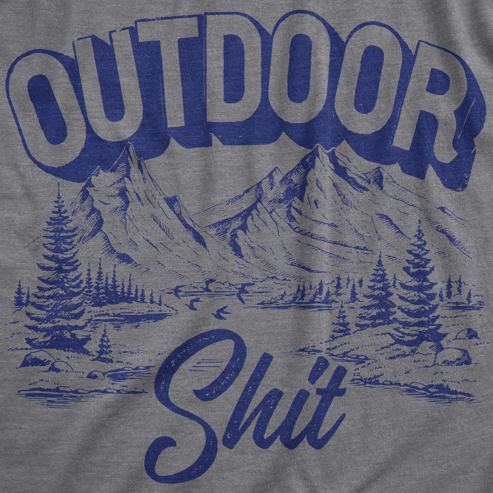 Mens Funny T Shirts Outdoor Sarcastic Camping Hiking Graphic Novelty Tee gallery