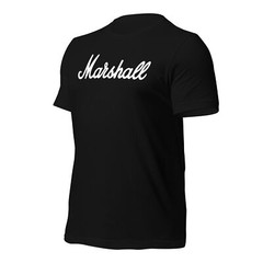 MARSHALL AMPLIFICATION LOGO T-SHIRT Music Amps Cabs Guitar Speakers Tee S-5XL