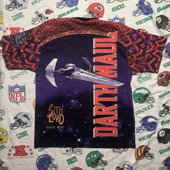 Vintage Star Wars Darth Maul All Over Print Lee Sport Mens Large