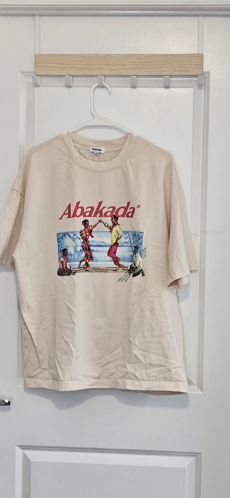 Abakada FILIPINO Brand XL Unisex TShirt TAN Tinikling Dance gallery