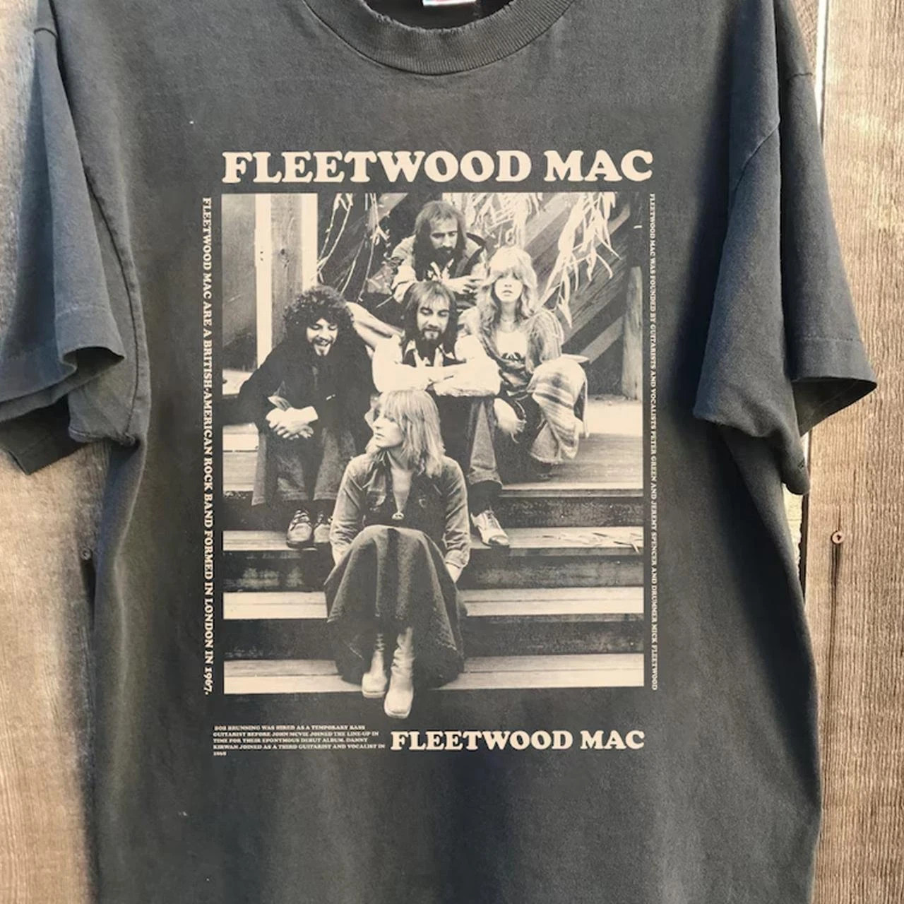 Fleetwood mac World Tour charcoal short sleeve T shirt Unisex S-5XL NH10693