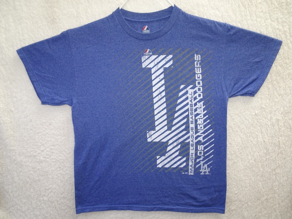 Los Angeles Dodgers Major League Baseball Official Majestic Brand T Shirt Large