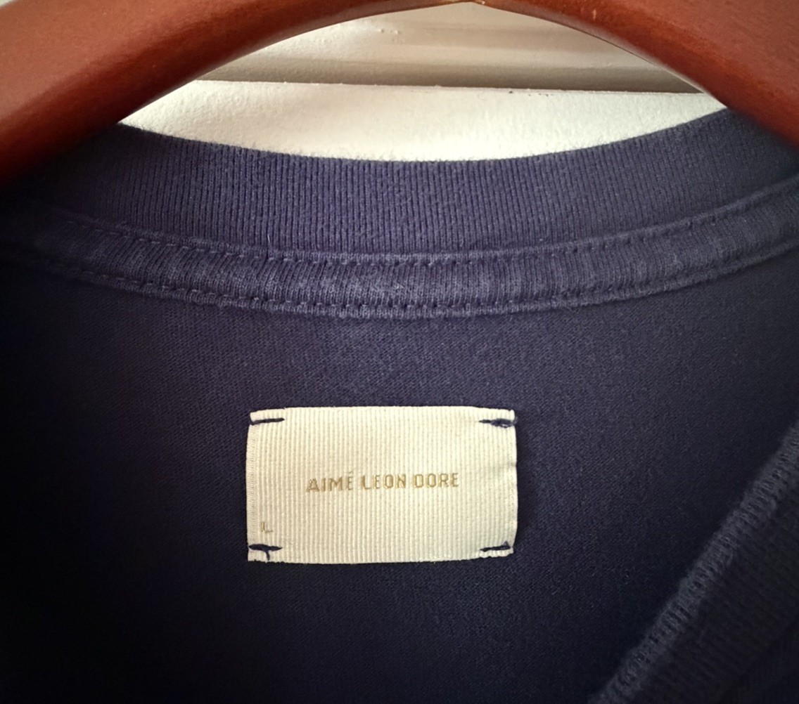 Aime Leon Dore Men's Navy Blue Short sleeve Size L gallery