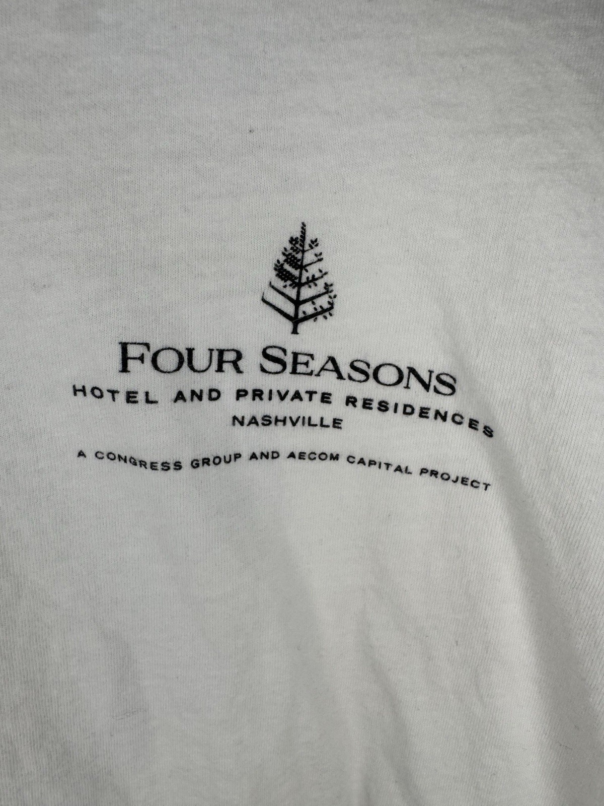 Four Seasons Nashville Hotel AECOM HUNT May 2021 Construction T-Shirt XL White gallery